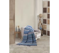 Плед Arya Home Arya Aqua Light Хлопок 150x200 Синий 8680943253804