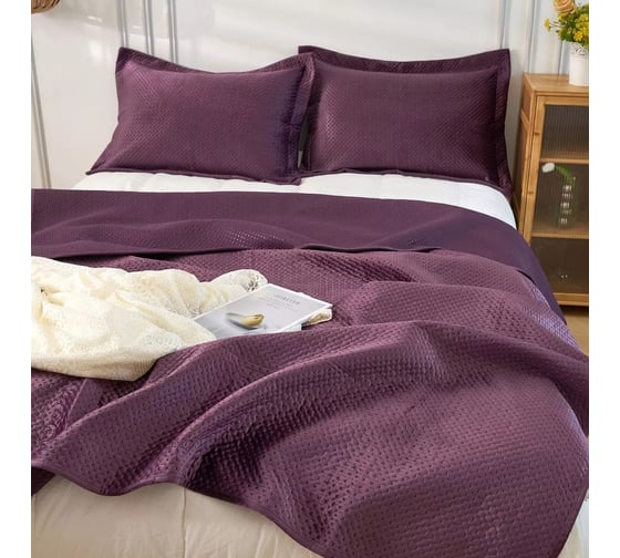 Покрывало Arya Home Arya Ultrasonic Sophia бархат 250x260 Бургунди 8680943235282