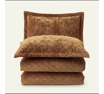 Покрывало Arya Home Arya Valentine бархатное, с сумкой, 250x260, коричневый 8680943228635