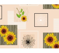 Клеенка столовая PERFECTO LINEA нетканая основа с ПВХ покрытием, коллекция DECO, 1 м.пог., 11-165190