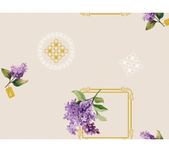 Клеенка столовая PERFECTO LINEA нетканая основа с ПВХ покрытием, коллекция DECO, 1 м.пог., 11-165193 1
