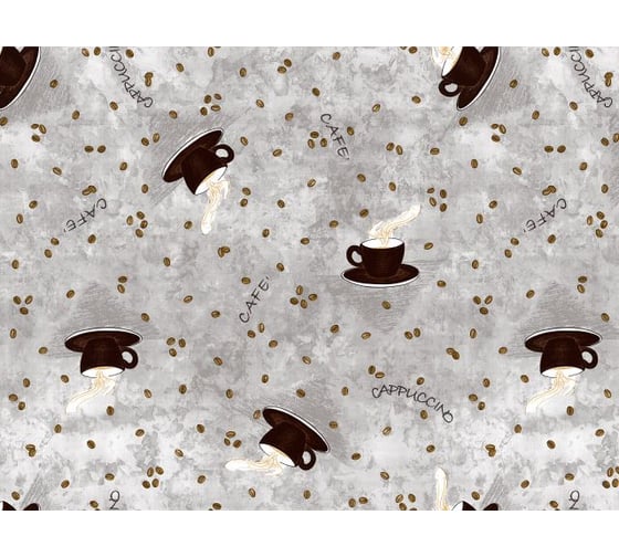Клеенка столовая PERFECTO LINEA нетканая основа с ПВХ покрытием, коллекция DECO, 1 м.пог., 11-165194 1