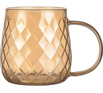 Термокружка appetite стекло 450мл, с гранями Crystall Amber Studio HGM450-AM