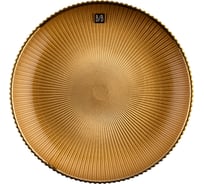 Тарелка BILLIBARRI Moat 27 см, стекло, цвет золотой 806977871409