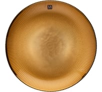 Тарелка BILLIBARRI Moat 31 см, стекло, цвет золотой 806541950815