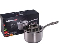 Ковш Attribute ARGENTO 1.8 л, 16 см, индукция ASA001