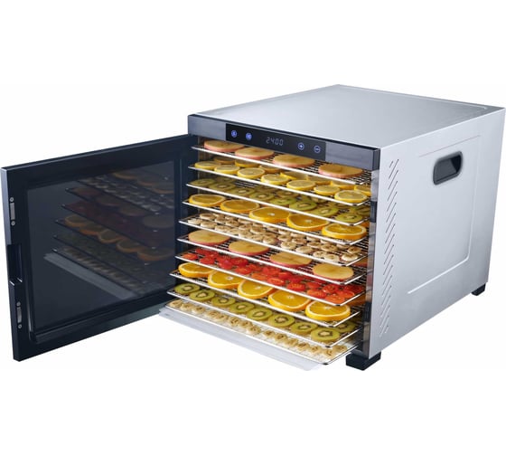 Сушилка для фруктов и овощей Viatto VA-DG10SS 160944