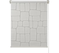 Рулонная штора ПраймДекор Blackout stone белый 210х170 см 12210053