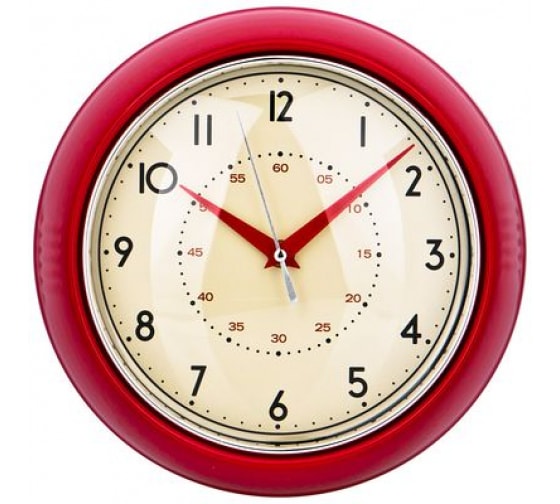 Настенные часы Lefard Lovely Home кварцевые цвет красный 220-441 1
