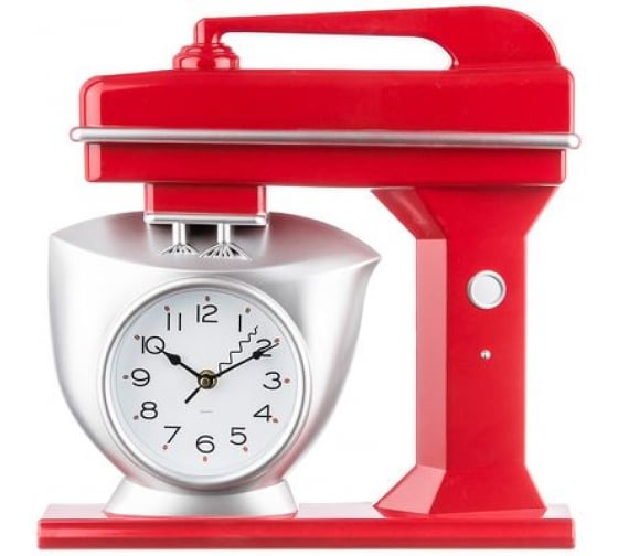 Настенные часы Lefard Chef Kitchen кварцевые 39 см красный 220-360 1