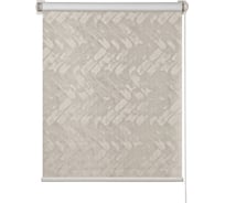 Миниролло ПраймДекор blackout Венецианская штукатурка антик белый, 90х170 см 23090111