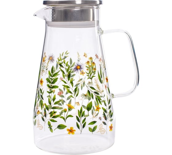 Кувшин GLASSERIE MEADOW 1400 мл, с металлической крышкой GL301