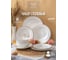 Набор столовый фарфоровый FIORETTA WHITE LACE на 2 персоны (8 предметов) TDS767-ECOM 1