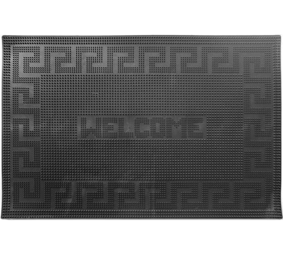 Коврик придверный MELODIA della vita Welcome 40x60 см, черный MK032 21501 1
