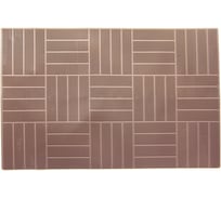 Коврик придверный Melodia della vita Parquet 40x60 см, коричневый MK030 21499
