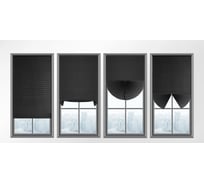 Жалюзи плиссе DIVINO DelDecor Черный, 90x190 см PL-90-002