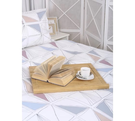 Комплект постельного белья Melissa 962111/13 евро MOSAIC н(2) 50х70 см поплин 4630123408245