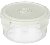 Контейнер для продуктов герметичный круглый Phibo с клапаном, ECO STYLE , 0.55л, светло-серый 433121830