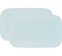 Набор тарелок сервировочных Gipfel Ether 23х15 см 52219