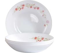 Набор тарелок суповых LUMINARC DIWALI NEO ROMANCE PINK 4 шт, 20 см V9380-4ECOM