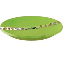 Набор круглых тарелок Полимербыт Summer time 4 шт диаметр 190 мм 433550900