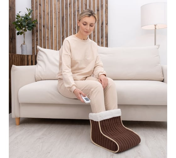 Электрогрелка для ног EcoSapiens Slippers, электросапог, 30х30х20 см S288