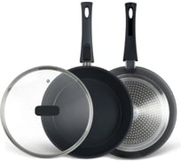 Сковорода глубокая TALLER с крышкой 28 см TR-44122