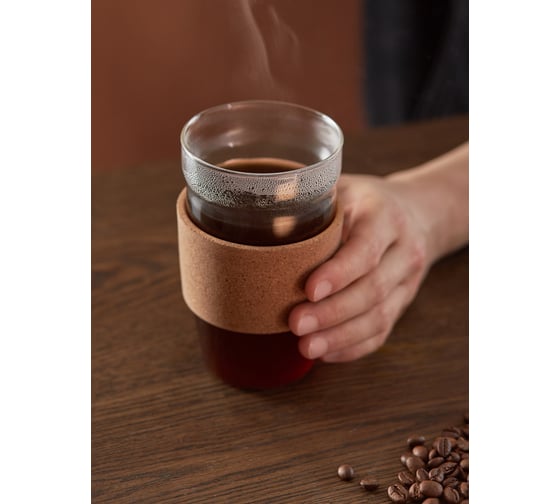 Кружка Smart Solutions Cozy Cup, 450 мл, светло-серая SS0000231