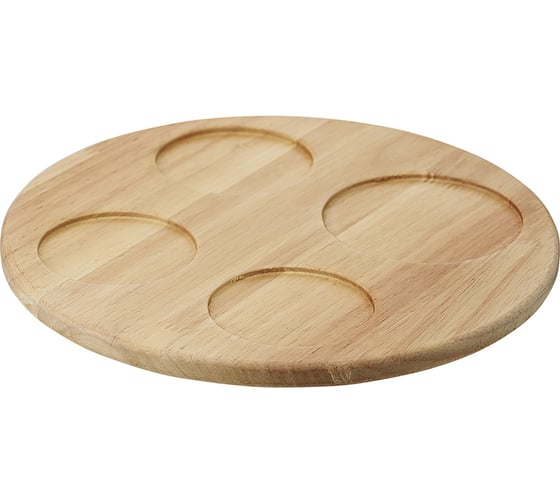 Менажница Liberty Jones Soft Ripples, Dual Glazing, на деревянной подставке, 4 чаши LJ0000342