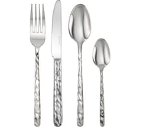 Набор столовых приборов Liberty Jones Fluid, серебристые, 16 предметов LJ0000382