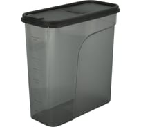 Контейнер для сыпучих продуктов МУЛЬТИДОМ 2.4 л графит 462 404