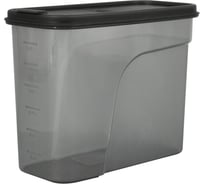 Контейнер для сыпучих продуктов МУЛЬТИДОМ 1.7 л графит 461 704