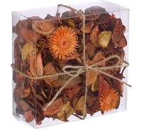 Набор сухоцветов Вещицы из натуральных материалов, с ароматом апельсина, Д115 Ш115 В60, короб YW-SUH56