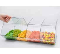 Диспенсер для сыпучих продуктов Megaposm 4 секции ДС 4620