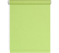 Однотонная рулонная штора Peora зеленая 100х170 см 68455