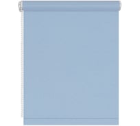 Однотонная рулонная штора Peora голубая 62х170 см 67009