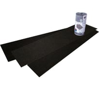 Противоскользящие резиновые накладки на ступени Alegria Top black step 1250x300x4 мм 3 шт 1253004TBST