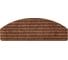 Влаговпитывающая накладка ComeForte МОДЕРН на ступень 25х75 см темно-коричневый полукруглый SM-3015 1