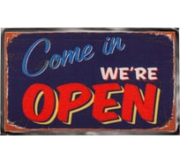 Интерьерный коврик ComeForte PHOTOPRINT МЫ ОТКРЫТЫ 45х75 см PET015