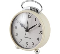 Будильник HomeStar HC-03 круглый, белый 003794