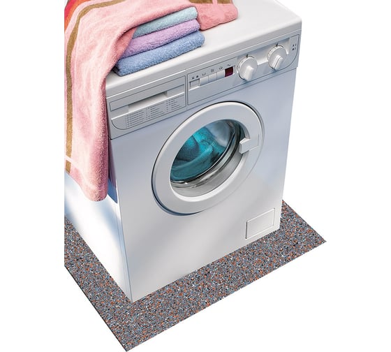 Антивибрационный коврик Alegria Protect washer 600x600x10 мм 606010PW