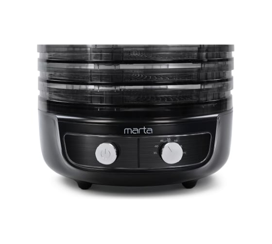 Сушилка для фруктов, овощей MARTA черный жемчуг MFD-8015PS 37336