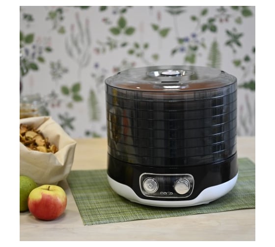Сушилка для фруктов, овощей MARTA темный обсидиан MFD-208PS 37328