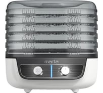 Сушилка для фруктов, овощей MARTA темный обсидиан MFD-8015PSт