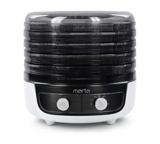 Сушилка для фруктов, овощей MARTA темный обсидиан MFD-8015PSт