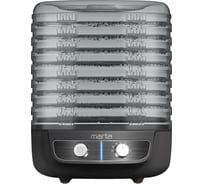 Сушилка для фруктов, овощей MARTA черный жемчуг 11 поддонов 8+3 пастила MFD-8083PSч
