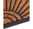 Придверный кокосовый коврик ComeForte RUBBERTECH 45х75 см полукруглый CM-2011 2
