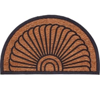 Придверный кокосовый коврик ComeForte FLOORTEX 45х75 см полукруглый CM-H201