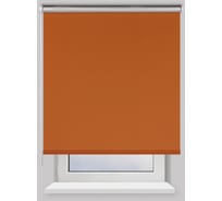 Рулонная штора PRAKTO Blackout Silver 140х175см оранжевый 7794885