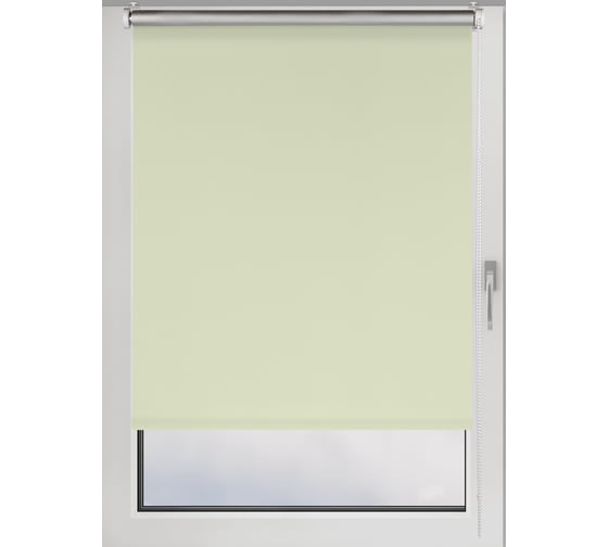 Рулонная штора PRAKTO Blackout Silver 110х150см ванильный 6530994